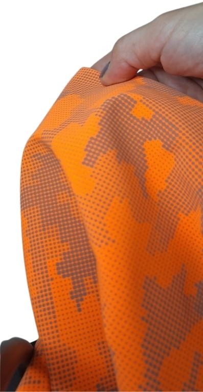 oranžový reflexní softshell